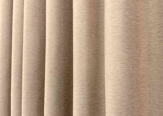 Шторна тканина блекаут двосторонній колекція "Eclipsе" колір пісочний 1817ш Київ