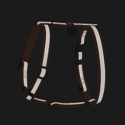 Шлей для собак WAUDOG Waterproof анатомическая Н-образная с QR-паспортом М оранжевая (32824) Винница - изображение 3