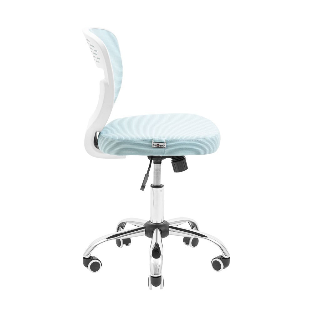 Офісне крісло керівника Richman Leo Хром M1 Tilt Блакитний Дніпро - фото 3