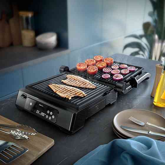 Гриль Philips HD6307/70 чорний, сріблястий Харків