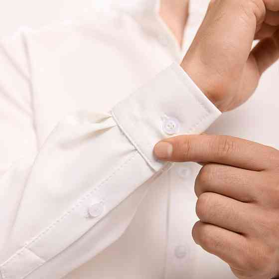 Молочна сорочка чоловіча з довгими рукавами Pobedov Legend Київ