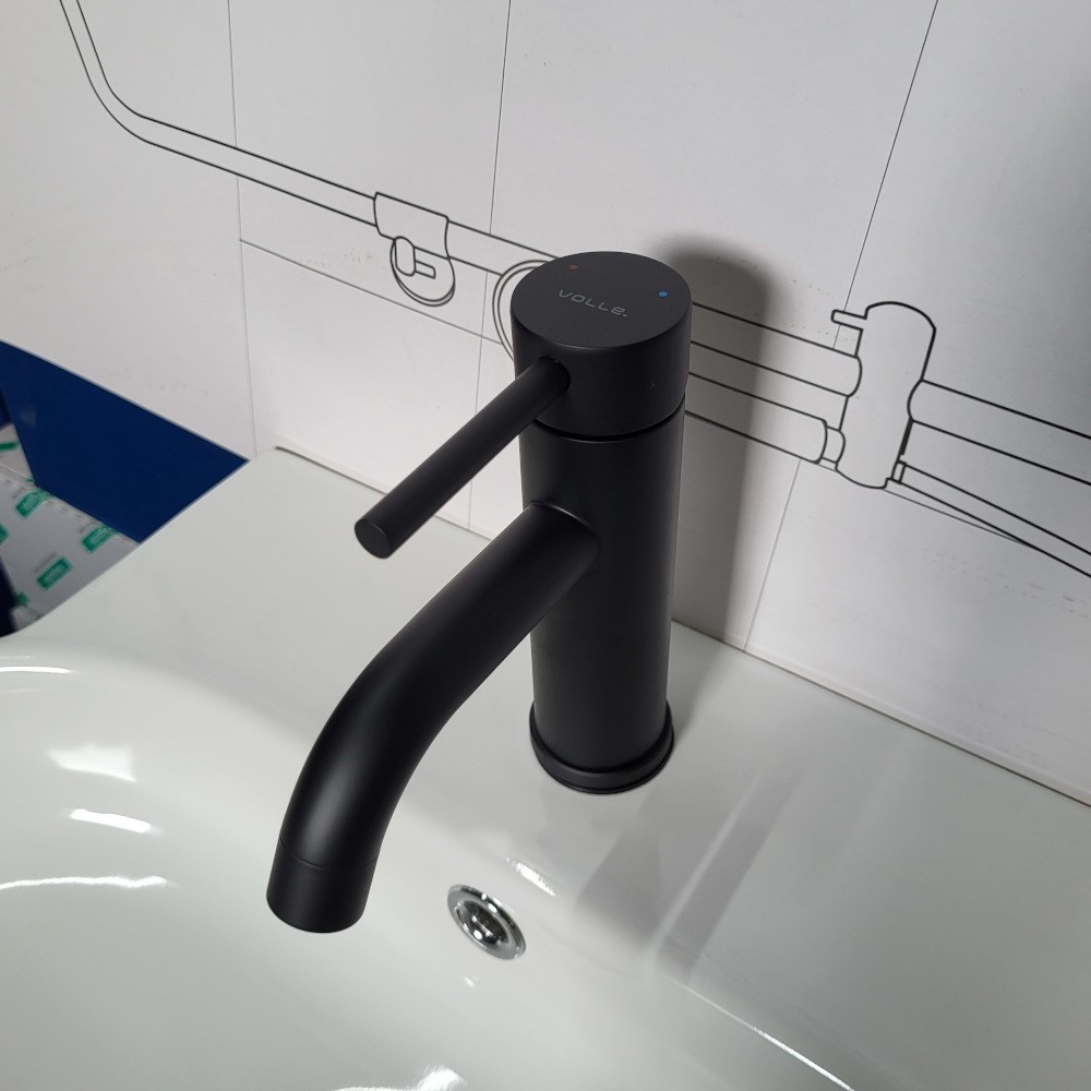 Змішувач для раковини Volle CRUZE de la noche чорний/матовий 1547.010104 Київ - фото 5
