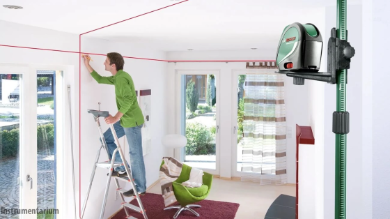 Телескопічна штанга Bosch TP 320 : робоча висота 10-320 см, вага 1.1 кг (0603693101) Київ