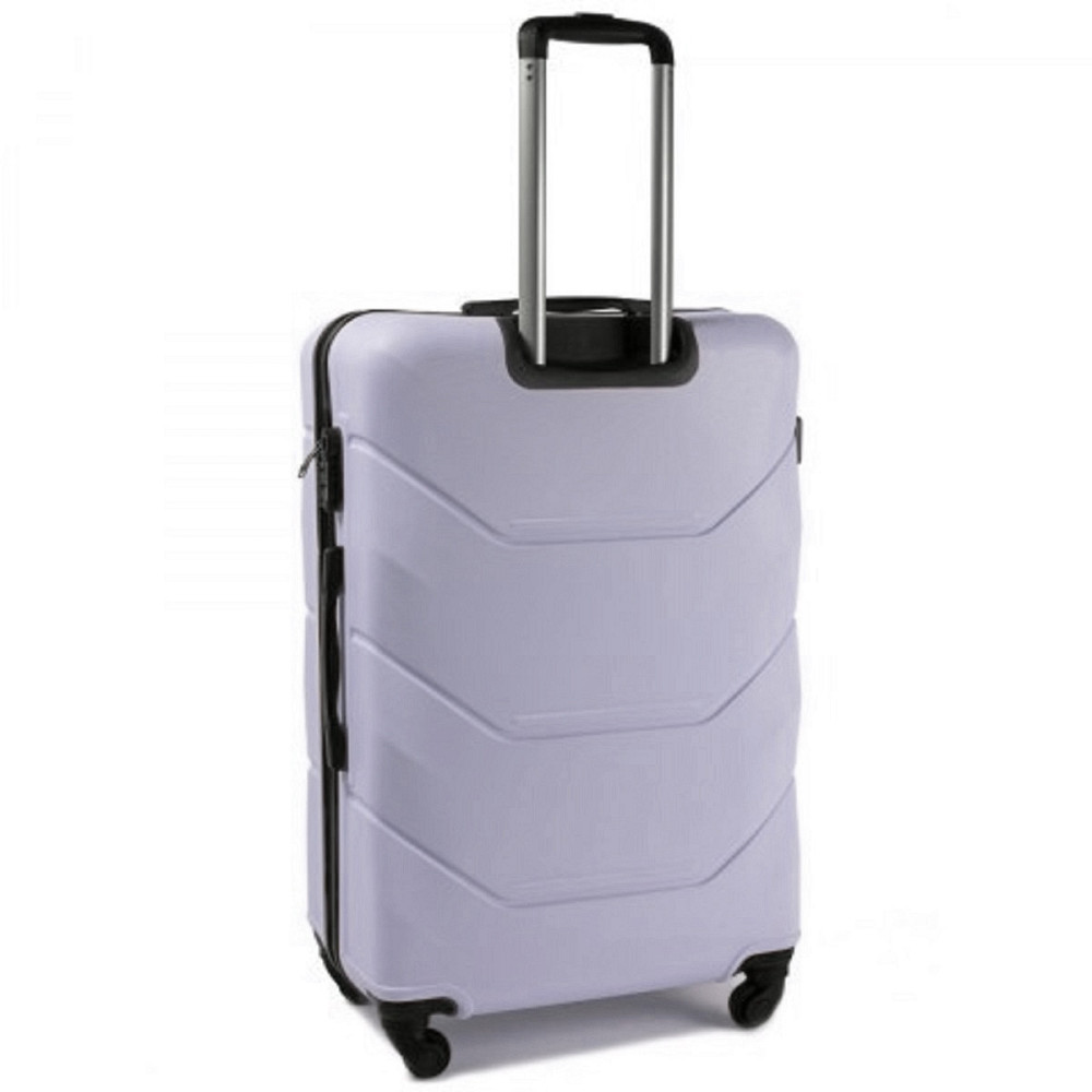Чемодан пластиковый WINGS 147 большой 75 см светло-фиолетовый Киев - изображение 2