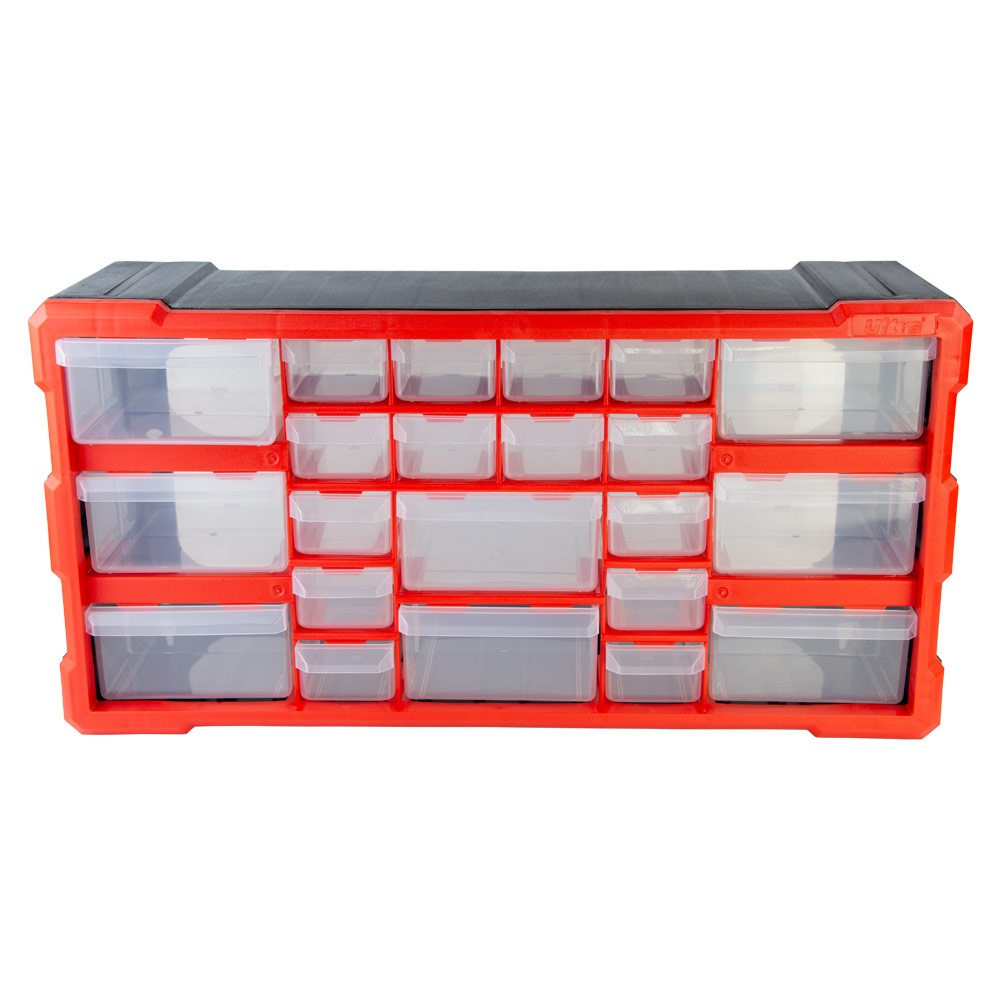 Органайзер пластиковый вертикальный 22 выдвижных отсека 250×500×160мм ULTRA (7417522) Ровно - изображение 2