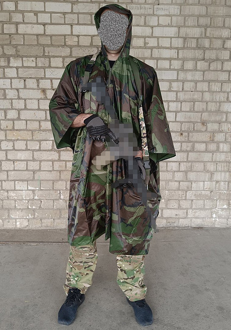 Тактичний дощовик-пончо EasyFit RainC (військовий плащ ЗСУ) woodland Коломия - фото 3