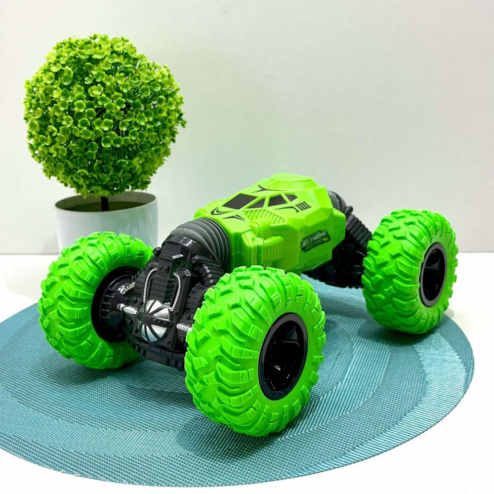 Машина трюкова всюдихід на радіокеруванні трансформер з гнучким корпусом Зелена (8023) Чернігів - фото 7