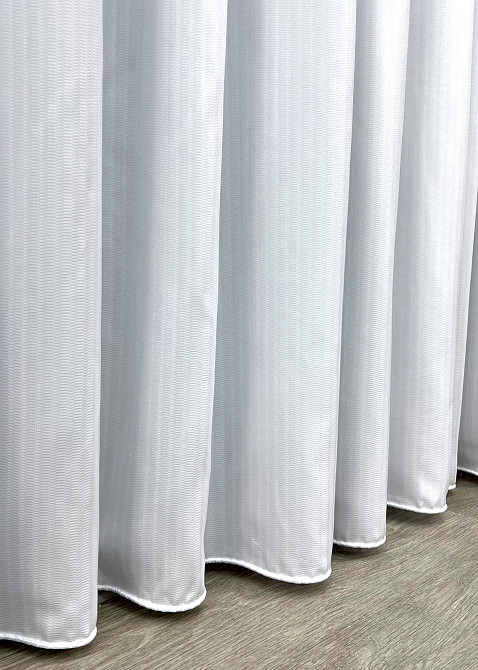 Тюль фактурний щільний жакард “Softline” колір білий 1967т Київ - фото 6