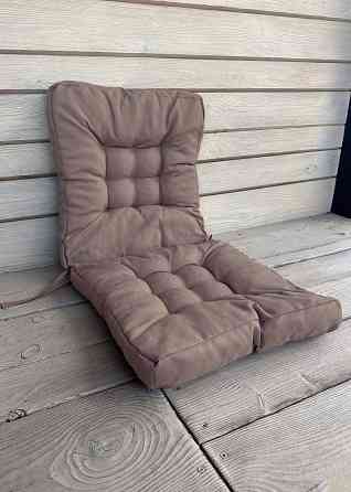 Подушка для стільців (50x120х8 см) подвійна Decorator Sawana колір пудровий 84-138 Київ