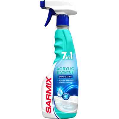 Спрей для чистки ванн Sarmix С триггером 500 мл (4820268103772) Винница