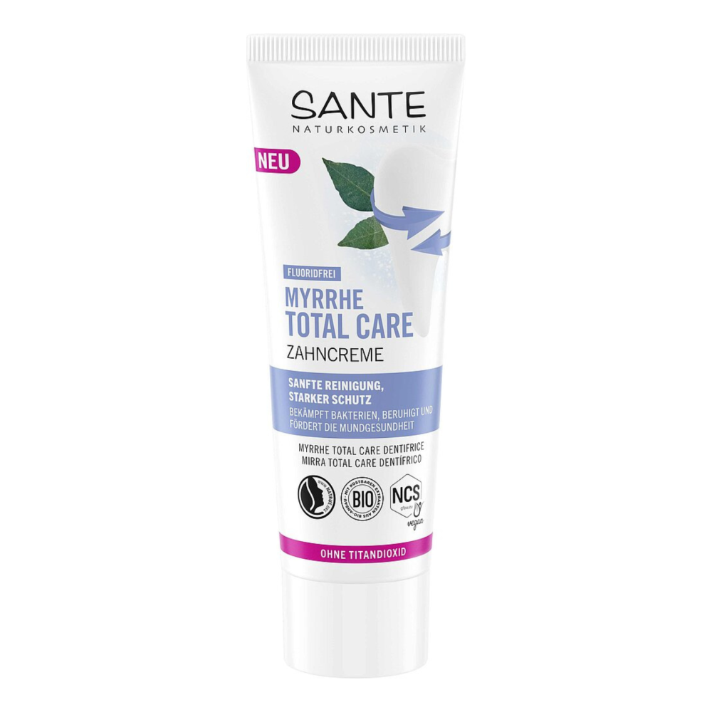 БІО-Паста зубна Myrrh Total Care Комплексний захист з Міррою без фтору SANTE 75 мл Київ - фото 1