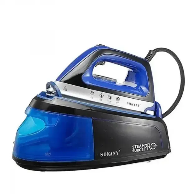 Утюг с паровой станцией и антипригарным покрытием SOKANY SK-188 утюг керамический с самоочисткой 2400 Вт Коломия - фото 7