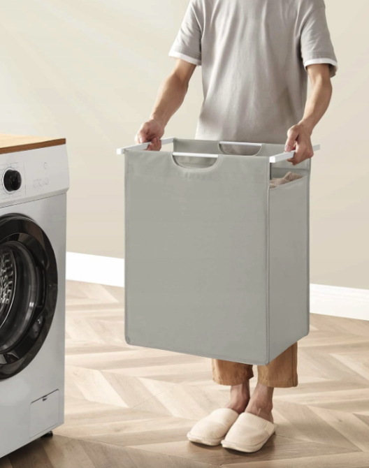 Корзина для белья Leobert Napoli 65 л стиль Loft прочная и вместительная для ванной комнаты Киев - изображение 5