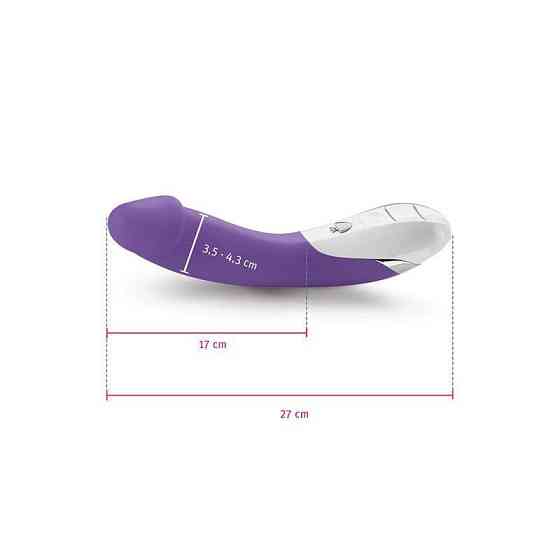 Потужний вібратор Mystim Terrific Truman Purple з двома моторами і вираженою головкою Sex Aura Київ