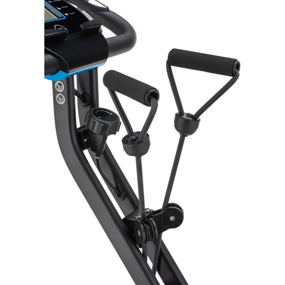 Велотренажер Gymtek FX600 магнітний складний з еспандерами синій Київ