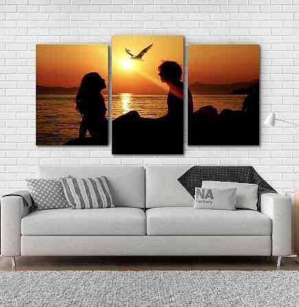 Модульна картина Захід Пара Art-175_3 Київ