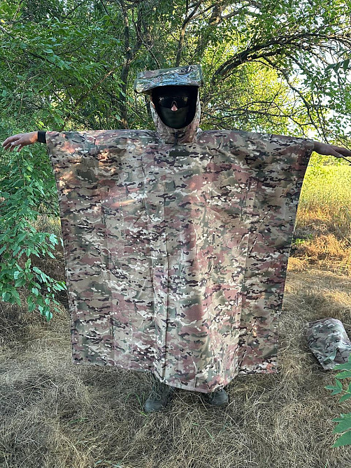 Антитепловізор потрійний захист пончо захист від тепловізорів, плащ костюм від тепловізора мультикам Дніпро - фото 11