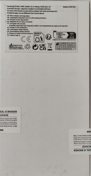 Смартфон Samsung Galaxy A54 5G 8/128Gb Awesome Graphite Київ - фото 5