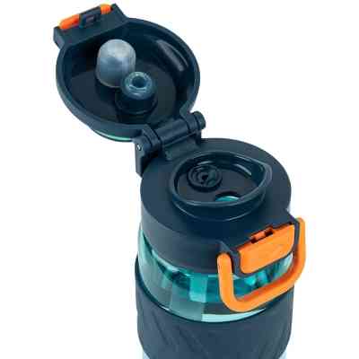 Поильник-непроливайка Kite 800 мл, блакитно-помаранчева (K25-1234-3) Винница