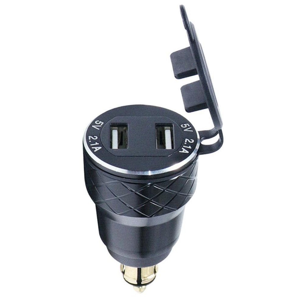 Двопортовий USB-адаптер для прикурювача мотоцикла 5 В 2.1 А Луцк - изображение 1