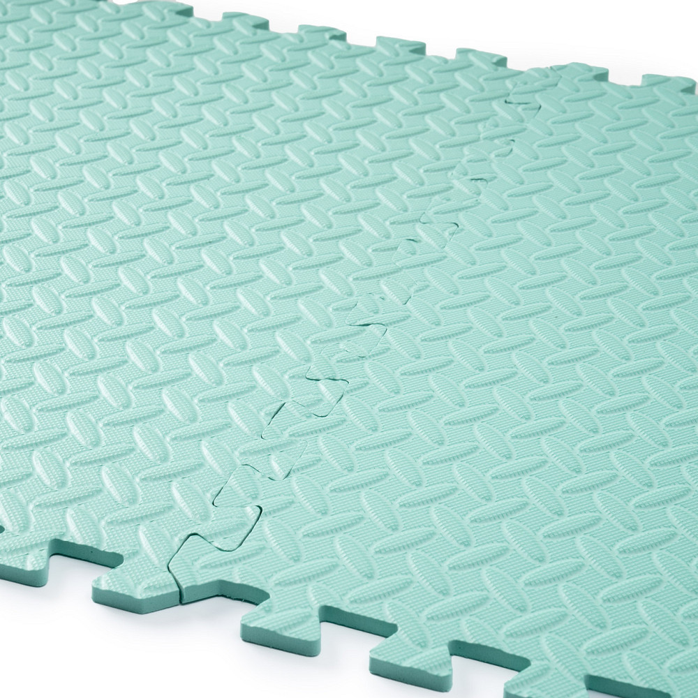 Мат пазл килимок для тренувань WCG EVA 60х60х1 см - 6 частин Бірюзовий Київ - фото 5