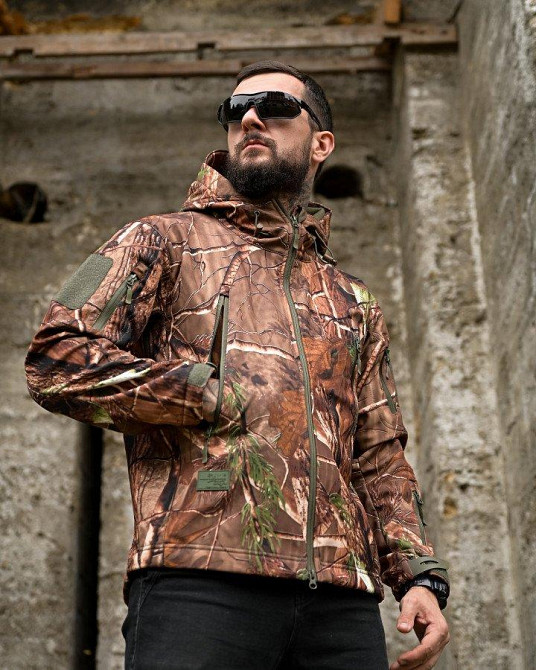 Демісезонна куртка Softshell Silver knight wood ПП7995 Одеса - фото 4