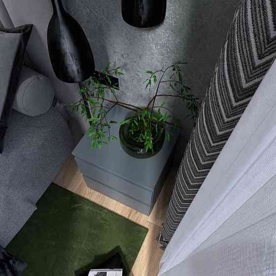 Тумба прикроватная Эверест ТЛ-1 Лайт 45х38х49 см Графит (DTM-4911) Львов