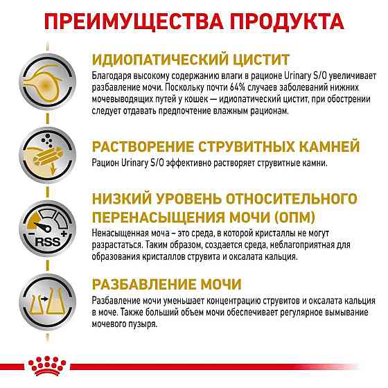 Royal Canin Urinary S/O Gravy (Роял Канін Уринарі С/Про греви) вологий корм для кішок для сечовивідних шляхів 0.085 кг. х 12 шт. Запоріжжя