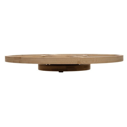 Бамбукова дошка обертова для закусок і сервірування 33 см Ruhhy (24290) Нововолинськ - фото 3