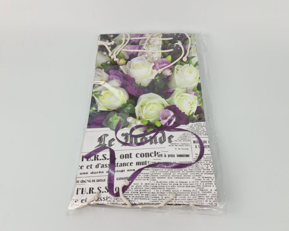 Большой бумажный пакет вертикальный  25/37/8(артBV-070) (12 шт) Харьков - изображение 3