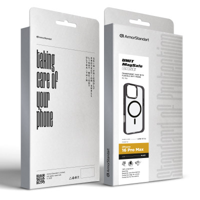 Чохол до мобільного телефона Armorstandart Unit MagSafe Apple iPhone 16 Pro Max Black (ARM78713) Вінниця - фото 2