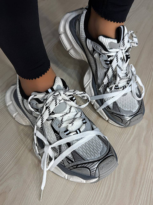 Кроссовки женские B-lncga 1001-6 3XL шнуровка комбинированные серые, 40, 25 см Киев - изображение 6