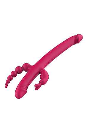 Вібратор із 4 стимулюючими кінцями Dreamtoys Anywhere Pleasure Vibe Essentials, рожевий Sex Aura Київ