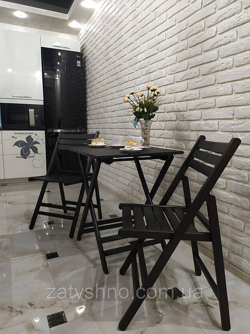 Дерев'яні меблі натуральні складні на кухню Київ - фото 1