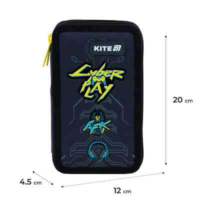 Пенал Kite 623 Cyber, 2 відділення (K25-623-4) Винница