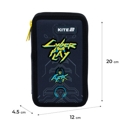 Пенал Kite 623 Cyber, 2 відділення (K25-623-4) Винница - изображение 2