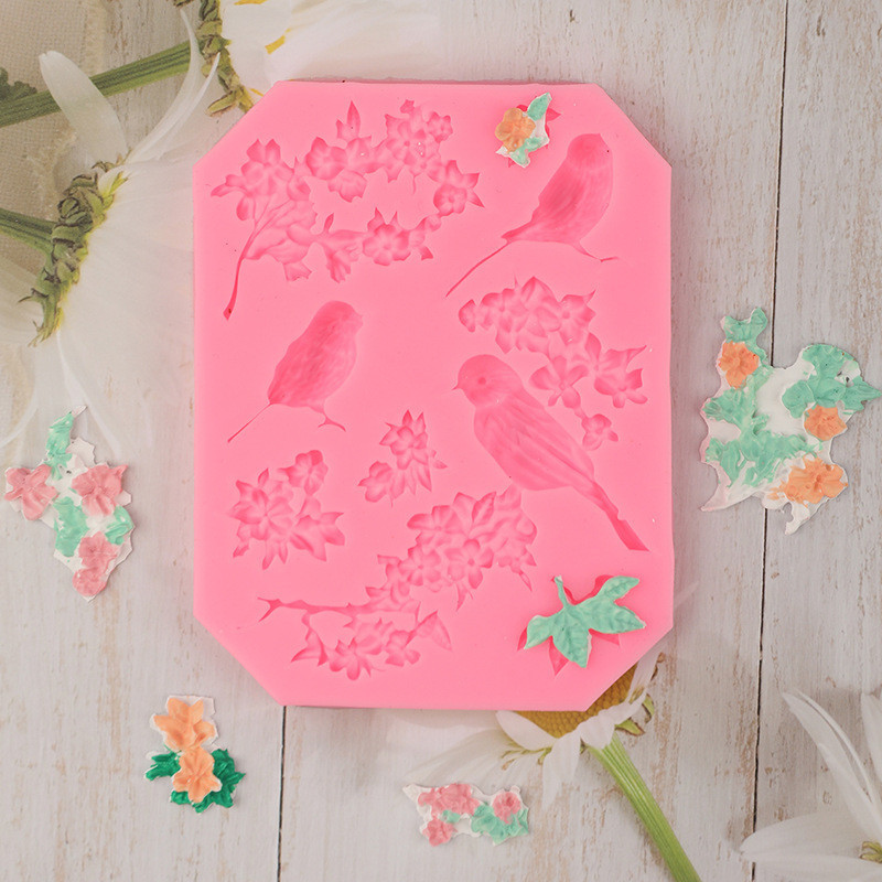 Молд силіконовий Птахи 119 на 90 см рожевий Київ - фото 6