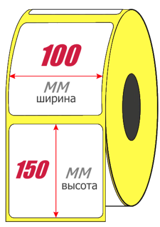Термоетикетка T.Eco 100 мм х 150 мм / 480 шт Павлоград