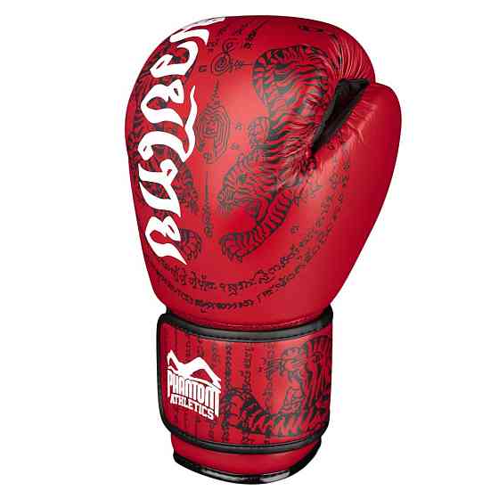 Боксерські рукавиці Phantom Muay Thai Red 12 унцій (бинти в подарунок) Каменское