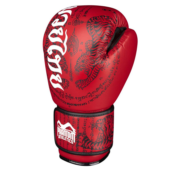 Боксерські рукавиці Phantom Muay Thai Red 12 унцій (капа в подарунок) Кам'янське - фото 2