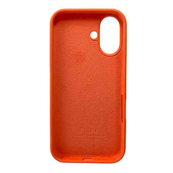 Чохол Silicone для Apple iPhone 16, Оранжевий Київ