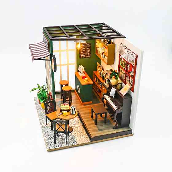 3D Румбокс DIY House «Паризька кав'ярня» + Пилозахисний купол (PC2311Z) Київ