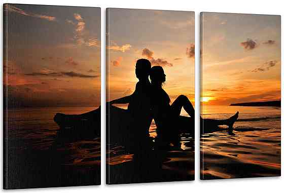 Модульная картина Любовь Пара Аrt-97_3А 70x130 см Киев