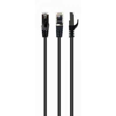 Патч-корд 10м S/FTP Cat 6A CU LSZH black Cablexpert (PP6A-LSZHCU-BK-10M) Вінниця - фото 1