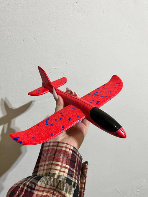 Дитячий метальний літак-планер C28001(Red) довжина 48 см Вінниця - фото 4