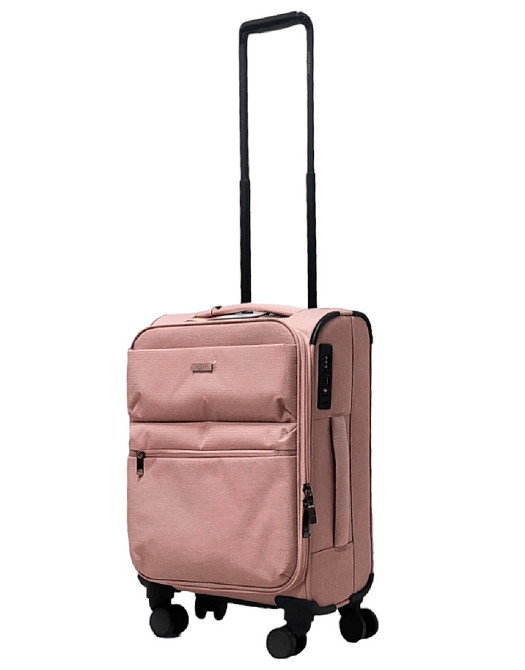 Чемодан тканевый AIRTEX 828 малый 55 см 4 колеса розовый Киев - изображение 2