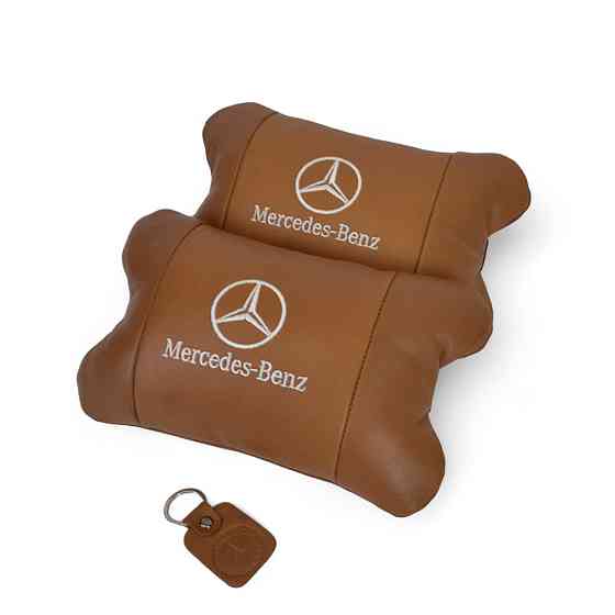Декоративна подушка підголівник Mercedes-Benz, Подушка підголівник для водія, Автоподушки з логотипом ZX-74 Львів