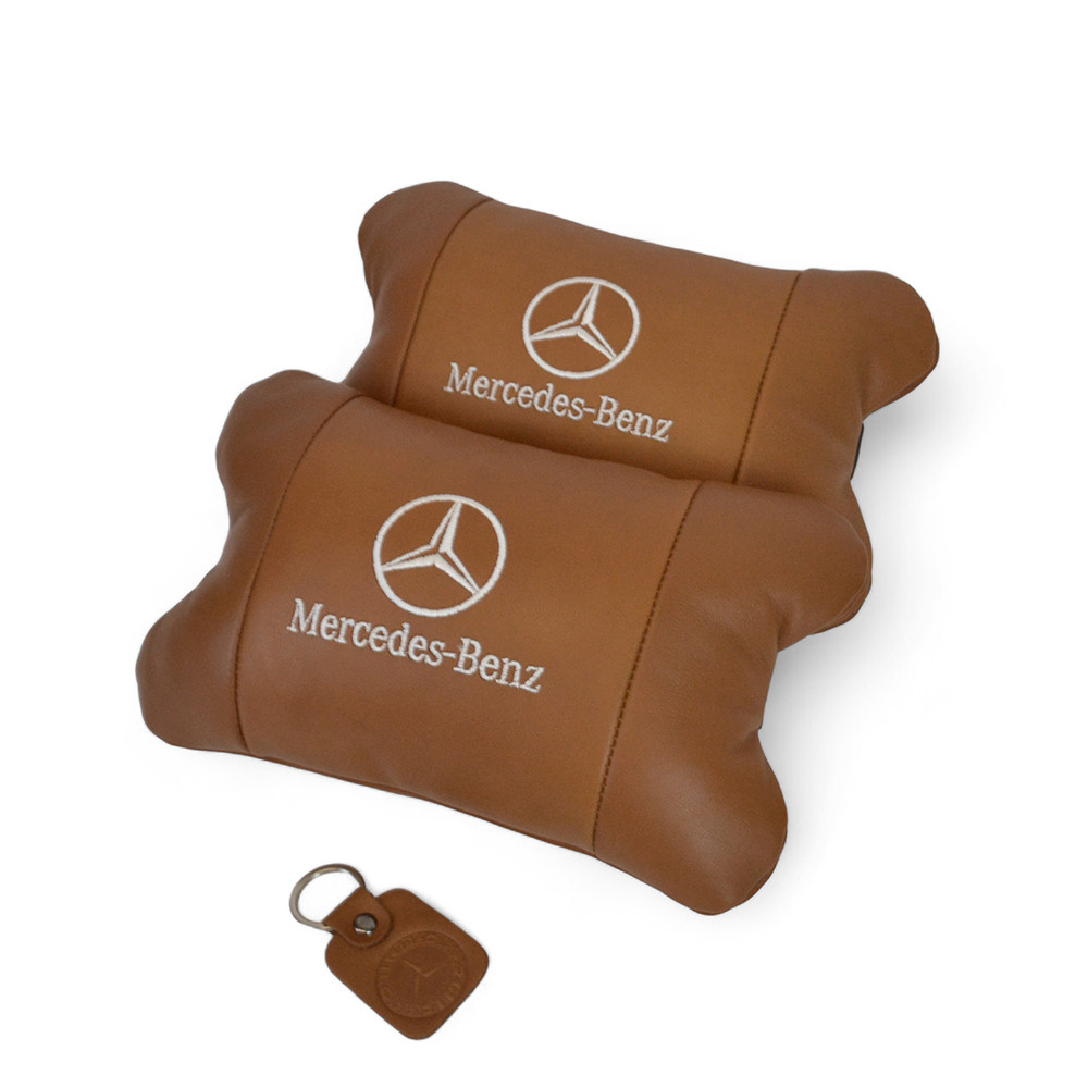 Декоративна подушка підголівник Mercedes-Benz, Подушка підголівник для водія, Автоподушки з логотипом ZX-74 Львів - фото 2