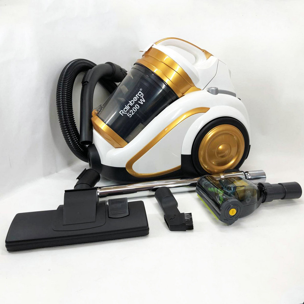 Домашній пилосос для дому удома топ Rainberg RB-658TB 5200 Вт, Потужний побутовий циклонний пилосос UP-18 Львів - фото 3