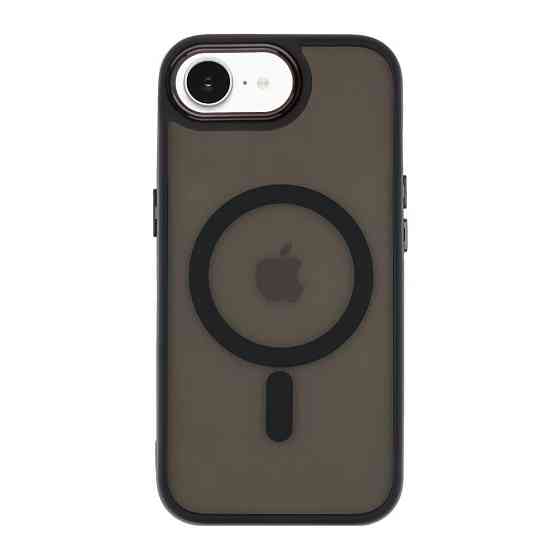 Iphone 17e Матовый чехол Магнит TPU+PC (черный) Одесса
